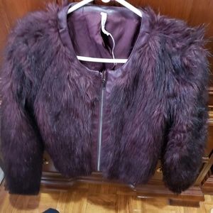 faux fur jacket